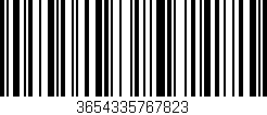 Código de barras (EAN, GTIN, SKU, ISBN): '3654335767823'