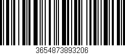 Código de barras (EAN, GTIN, SKU, ISBN): '3654873893206'