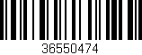 Código de barras (EAN, GTIN, SKU, ISBN): '36550474'