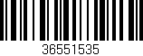 Código de barras (EAN, GTIN, SKU, ISBN): '36551535'