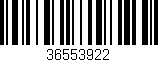Código de barras (EAN, GTIN, SKU, ISBN): '36553922'