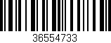Código de barras (EAN, GTIN, SKU, ISBN): '36554733'