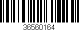Código de barras (EAN, GTIN, SKU, ISBN): '36560164'
