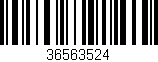 Código de barras (EAN, GTIN, SKU, ISBN): '36563524'