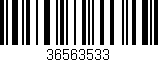 Código de barras (EAN, GTIN, SKU, ISBN): '36563533'
