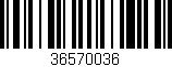 Código de barras (EAN, GTIN, SKU, ISBN): '36570036'