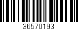 Código de barras (EAN, GTIN, SKU, ISBN): '36570193'