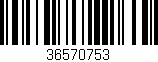 Código de barras (EAN, GTIN, SKU, ISBN): '36570753'