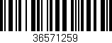 Código de barras (EAN, GTIN, SKU, ISBN): '36571259'