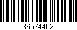Código de barras (EAN, GTIN, SKU, ISBN): '36574462'