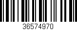Código de barras (EAN, GTIN, SKU, ISBN): '36574970'