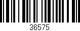 Código de barras (EAN, GTIN, SKU, ISBN): '36575'