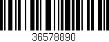 Código de barras (EAN, GTIN, SKU, ISBN): '36578890'