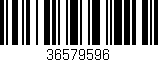 Código de barras (EAN, GTIN, SKU, ISBN): '36579596'