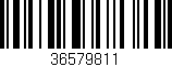Código de barras (EAN, GTIN, SKU, ISBN): '36579811'