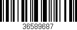 Código de barras (EAN, GTIN, SKU, ISBN): '36589687'