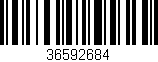 Código de barras (EAN, GTIN, SKU, ISBN): '36592684'
