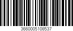 Código de barras (EAN, GTIN, SKU, ISBN): '3660005108537'
