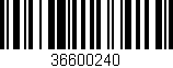 Código de barras (EAN, GTIN, SKU, ISBN): '36600240'