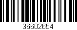Código de barras (EAN, GTIN, SKU, ISBN): '36602654'