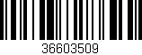 Código de barras (EAN, GTIN, SKU, ISBN): '36603509'