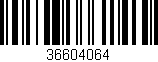 Código de barras (EAN, GTIN, SKU, ISBN): '36604064'