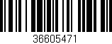 Código de barras (EAN, GTIN, SKU, ISBN): '36605471'