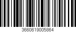 Código de barras (EAN, GTIN, SKU, ISBN): '3660619005864'