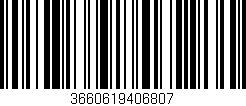 Código de barras (EAN, GTIN, SKU, ISBN): '3660619406807'