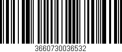 Código de barras (EAN, GTIN, SKU, ISBN): '3660730036532'