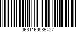 Código de barras (EAN, GTIN, SKU, ISBN): '3661163965437'