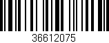Código de barras (EAN, GTIN, SKU, ISBN): '36612075'