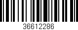 Código de barras (EAN, GTIN, SKU, ISBN): '36612286'
