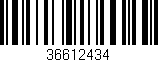 Código de barras (EAN, GTIN, SKU, ISBN): '36612434'