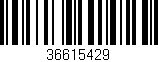 Código de barras (EAN, GTIN, SKU, ISBN): '36615429'