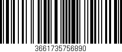 Código de barras (EAN, GTIN, SKU, ISBN): '3661735756890'
