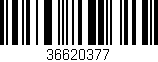 Código de barras (EAN, GTIN, SKU, ISBN): '36620377'