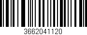 Código de barras (EAN, GTIN, SKU, ISBN): '3662041120'