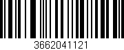 Código de barras (EAN, GTIN, SKU, ISBN): '3662041121'