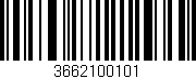 Código de barras (EAN, GTIN, SKU, ISBN): '3662100101'