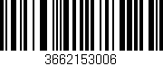 Código de barras (EAN, GTIN, SKU, ISBN): '3662153006'