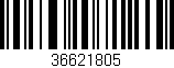 Código de barras (EAN, GTIN, SKU, ISBN): '36621805'