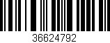 Código de barras (EAN, GTIN, SKU, ISBN): '36624792'