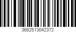 Código de barras (EAN, GTIN, SKU, ISBN): '3662513042372'