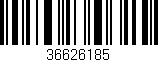 Código de barras (EAN, GTIN, SKU, ISBN): '36626185'