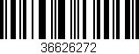 Código de barras (EAN, GTIN, SKU, ISBN): '36626272'