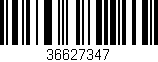 Código de barras (EAN, GTIN, SKU, ISBN): '36627347'