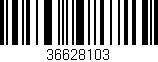 Código de barras (EAN, GTIN, SKU, ISBN): '36628103'