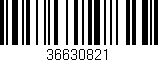 Código de barras (EAN, GTIN, SKU, ISBN): '36630821'