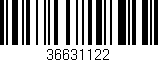 Código de barras (EAN, GTIN, SKU, ISBN): '36631122'
